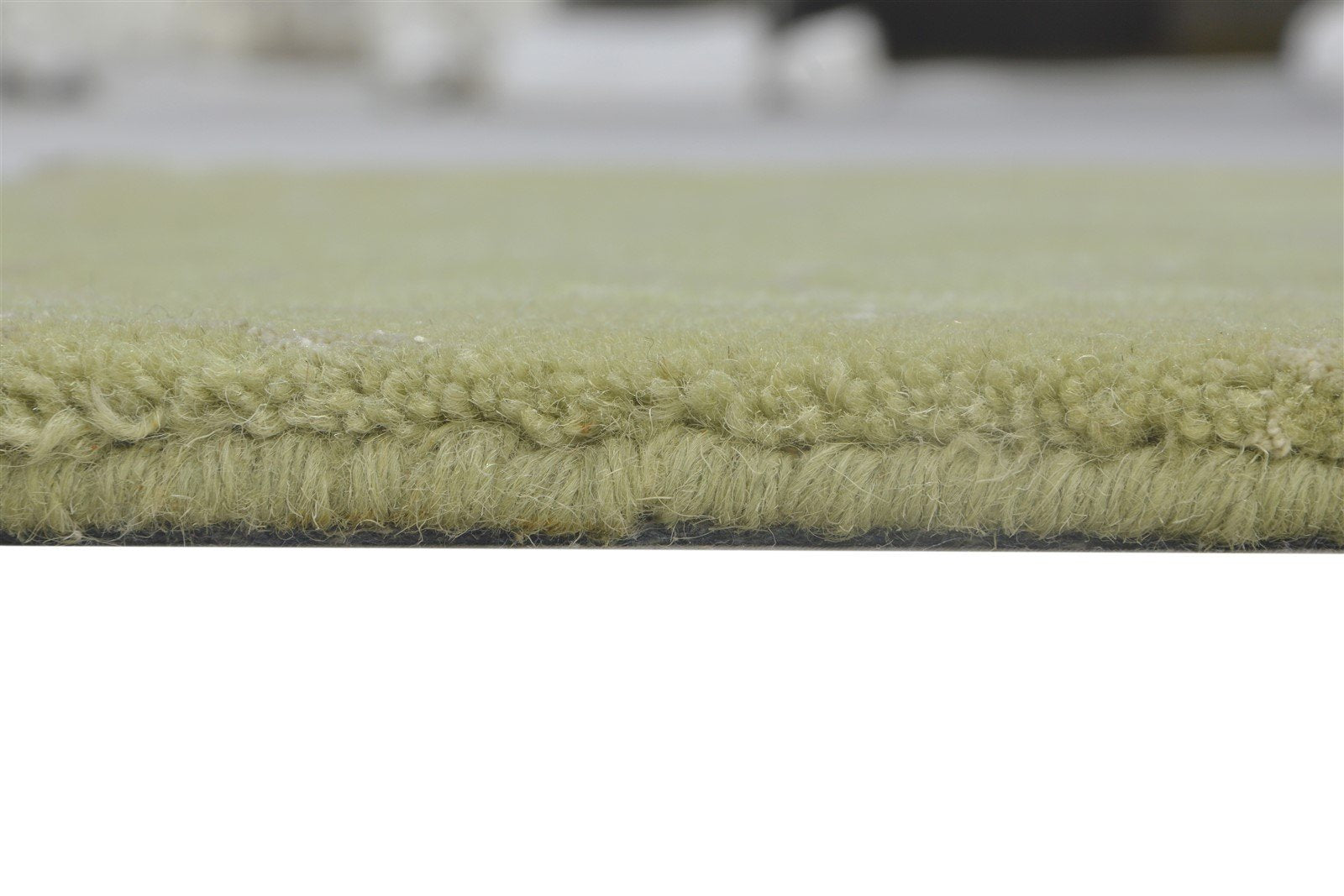 2' X 3' Rug Wool / Silk Sage Modern Hand Tufted Moroccan Damask Small Carpet 7864172544149