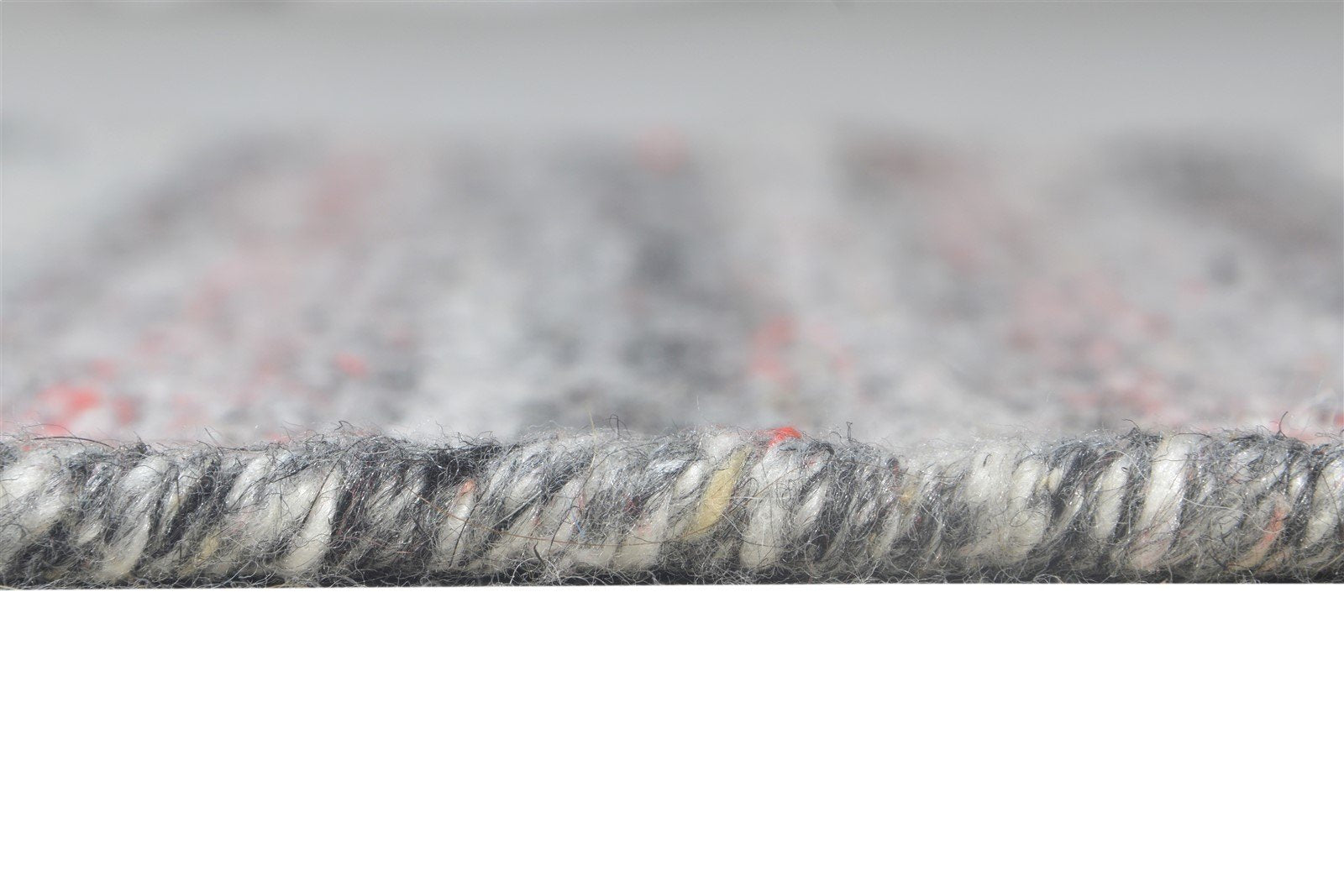 2' X 4' Rug Pet Yarn Grey Modern Flatweave Scandinavian Striped Small Carpet 7865139167381