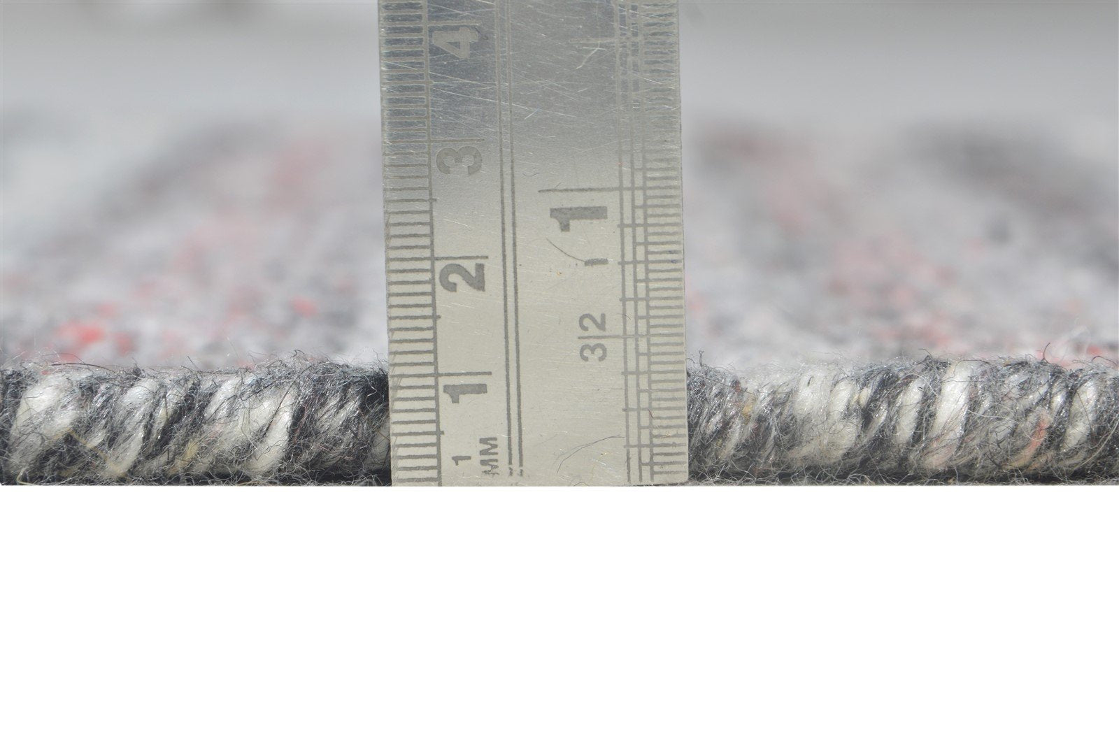 2' X 4' Rug Pet Yarn Grey Modern Flatweave Scandinavian Striped Small Carpet 7865139167381
