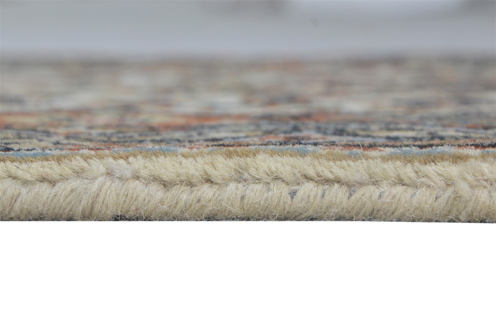 2' X 4' Rug Wool Ivory Persian Hand Knotted Tabriz Oriental Small Carpet 7864679858325