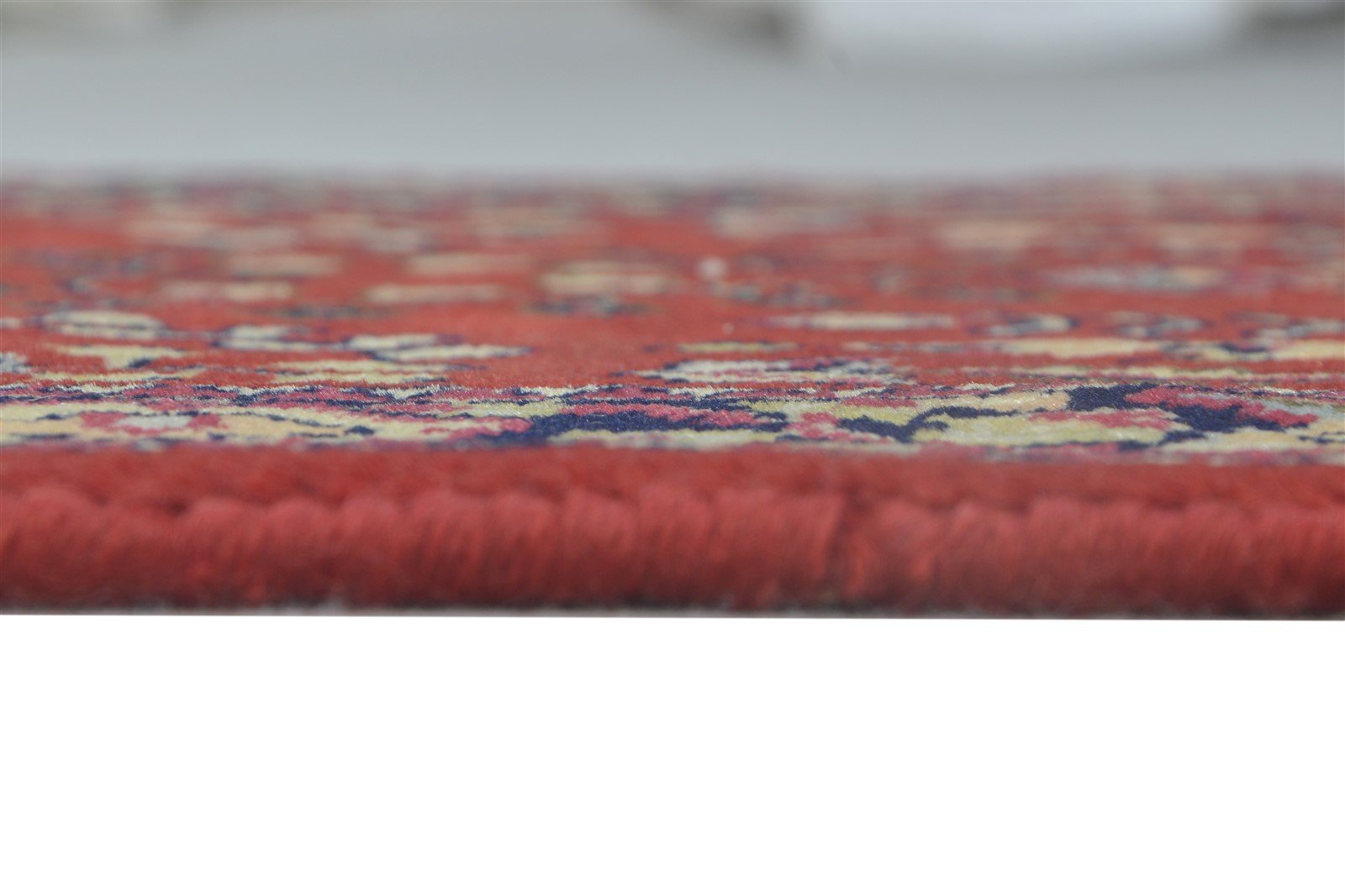 2' X 4' Rug Wool Red Persian Hand Knotted Kashan Oriental Small Carpet 7864668913813