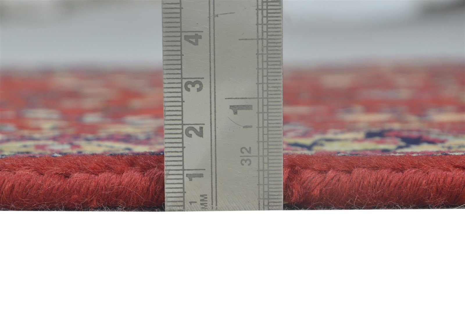 2' X 4' Rug Wool Red Persian Hand Knotted Kashan Oriental Small Carpet 7864668913813