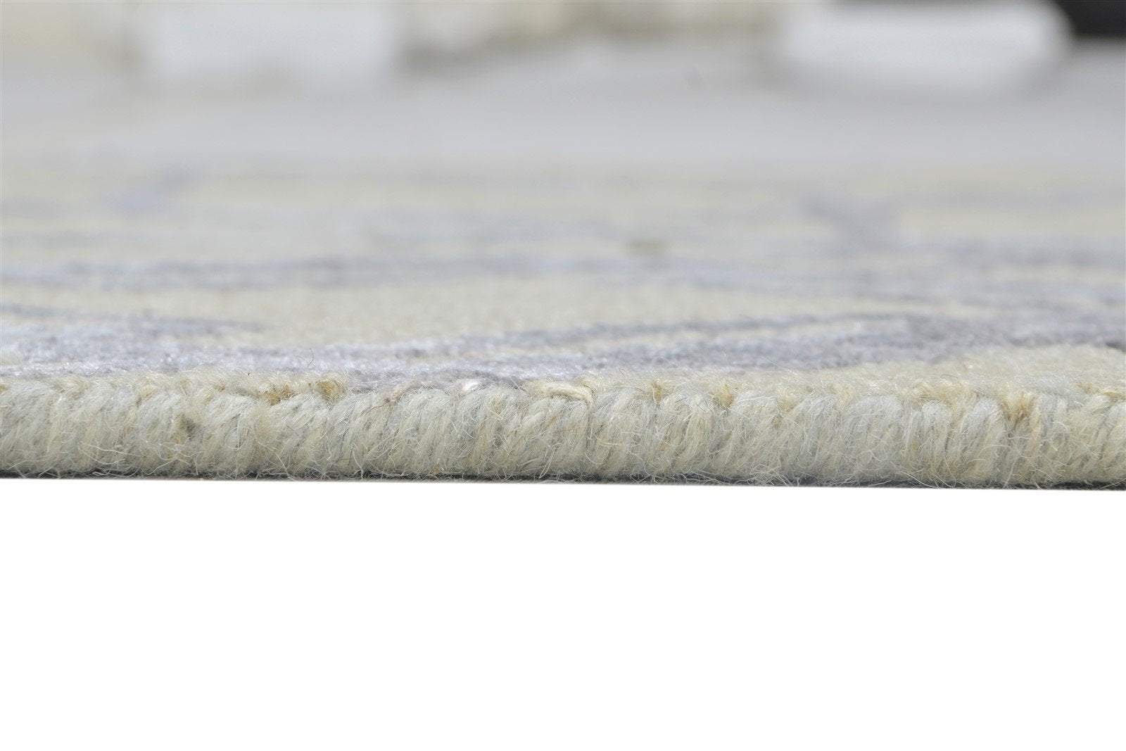 2' X 9' Rug Wool Silk Cream Modern Jacquard Loom Moroccan Trellis Small Runner 7864146821269
