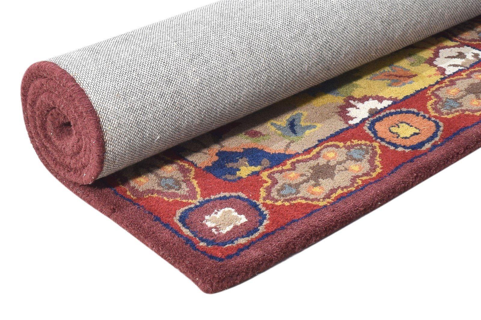 26X5 Rug Wool Multi Color Persian Hand Tufted Bakhtiari Oriental Small Carpet 7864930500757