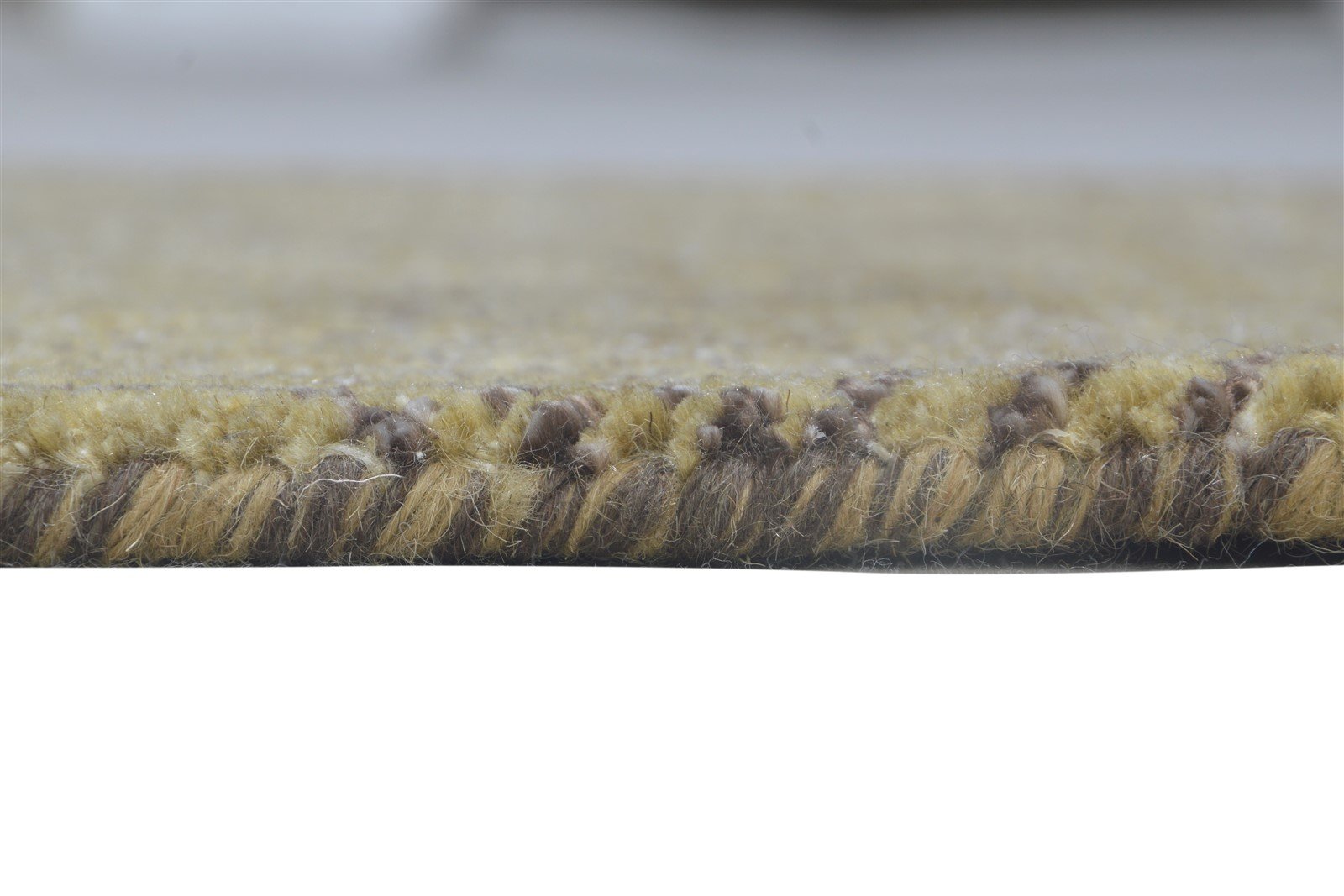 2X3 Rug Wool / Silk Beige Modern Hand Knotted Scandinavian Grass Trellis Small 7864197054613