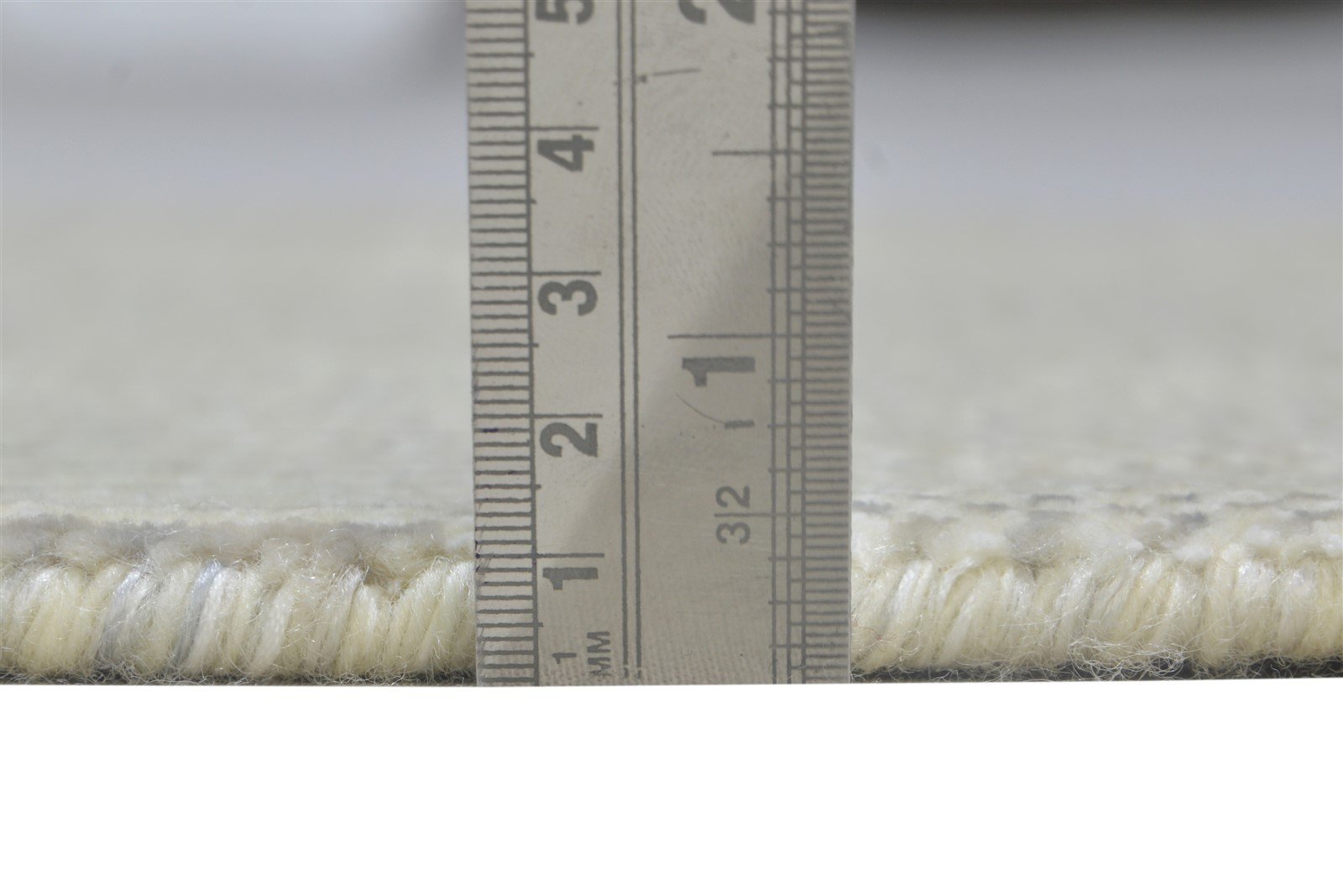 2X3 Rug Wool / Silk Cream Modern Hand Knotted Scandinavian Grass Trellis Small 7864196399253