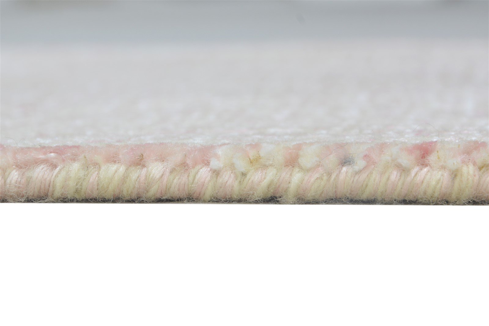2X3 Rug Wool / Silk Pink Modern Hand Knotted Scandinavian Grass Trellis Small 7864198758549