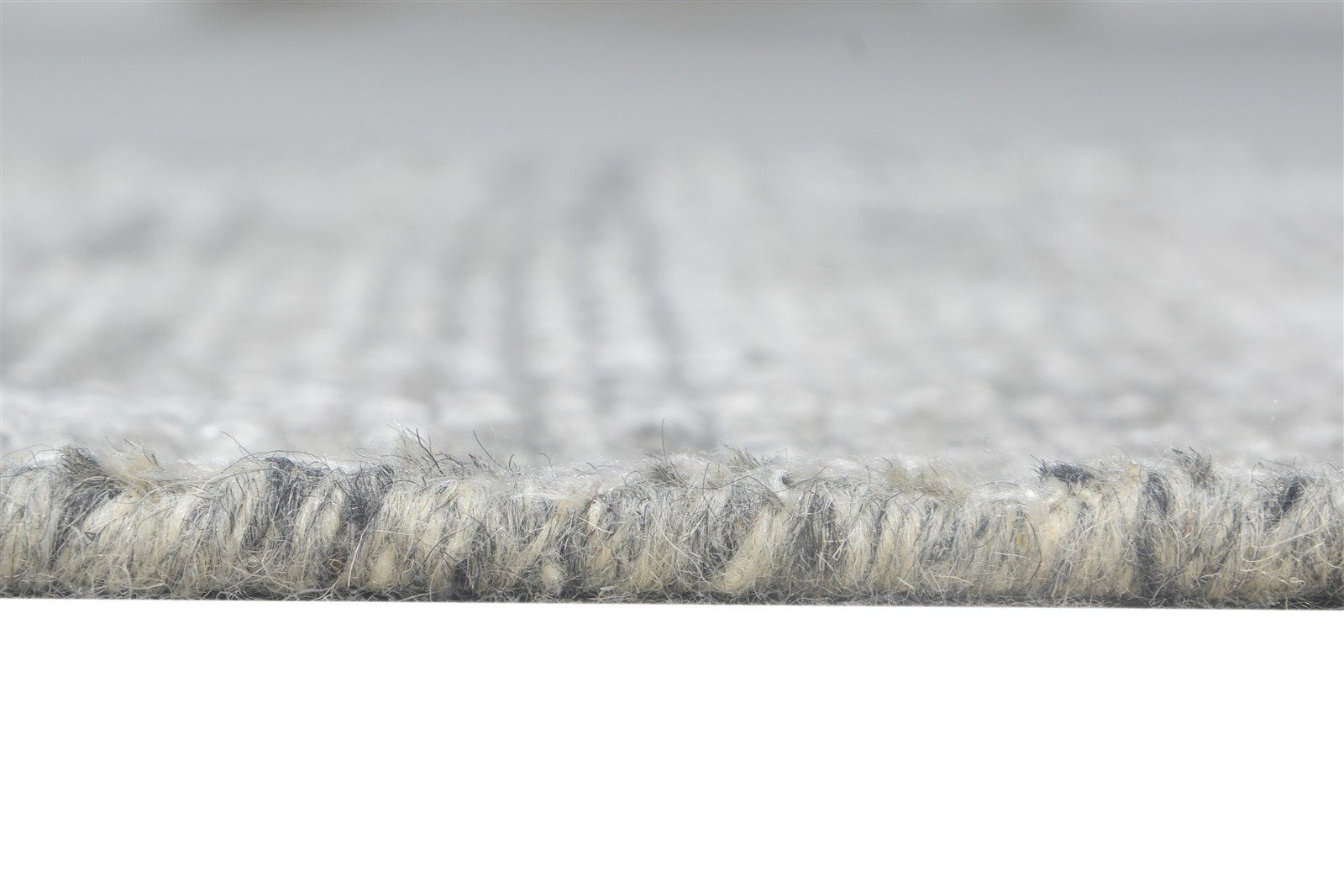 2X3 Rug Wool / Silk Silver Modern Hand Knotted Scandinavian Nordic Small Carpet 7865123242133