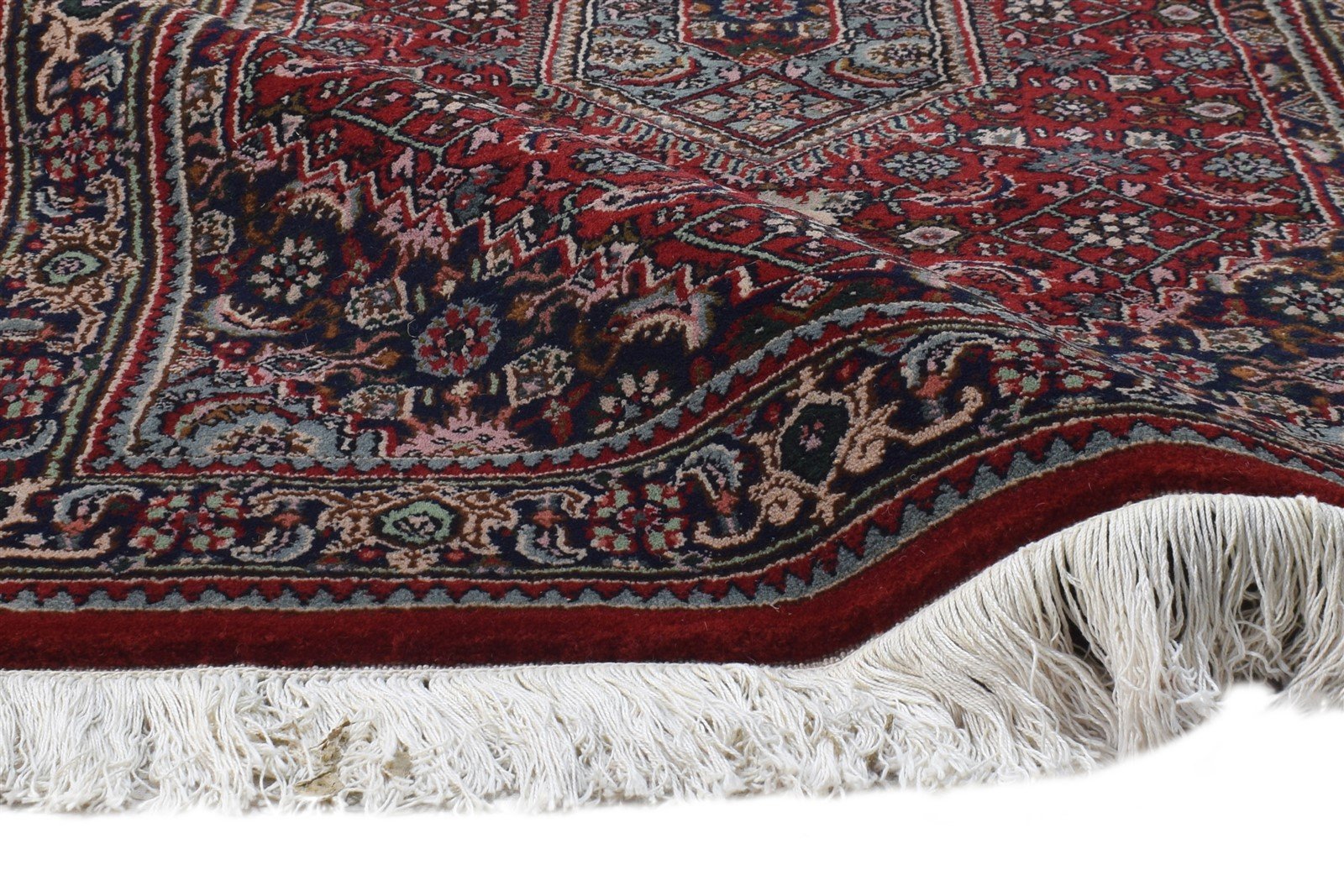 3' X 10' Rug Wool Red Persian Hand Knotted Tabriz Oriental Small Runner 7864680054933