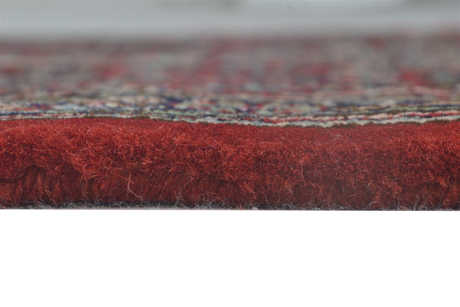3' X 10' Rug Wool Red Persian Hand Knotted Tabriz Oriental Small Runner 7864680054933