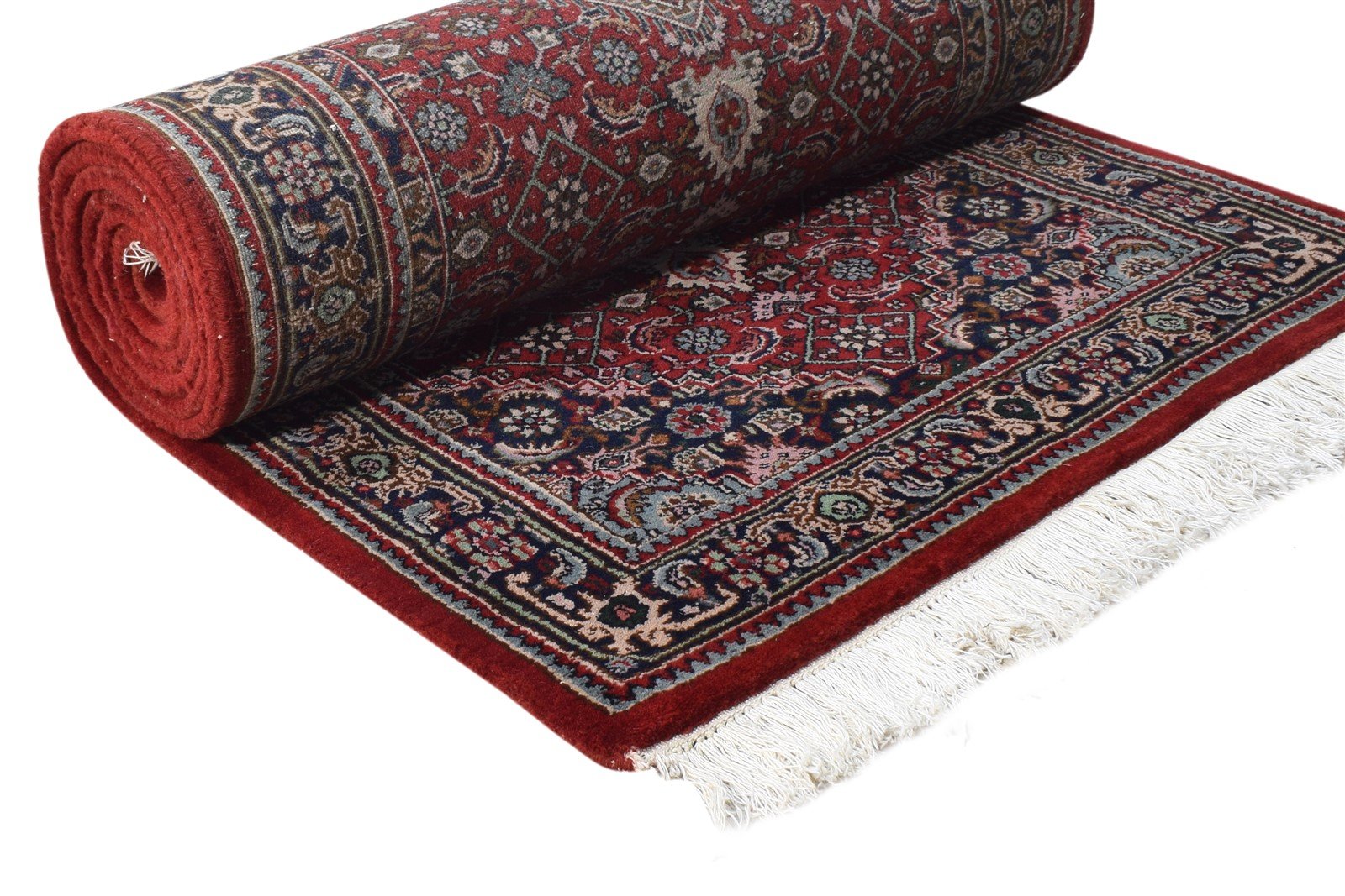 3' X 10' Rug Wool Red Persian Hand Knotted Tabriz Oriental Small Runner 7864680054933