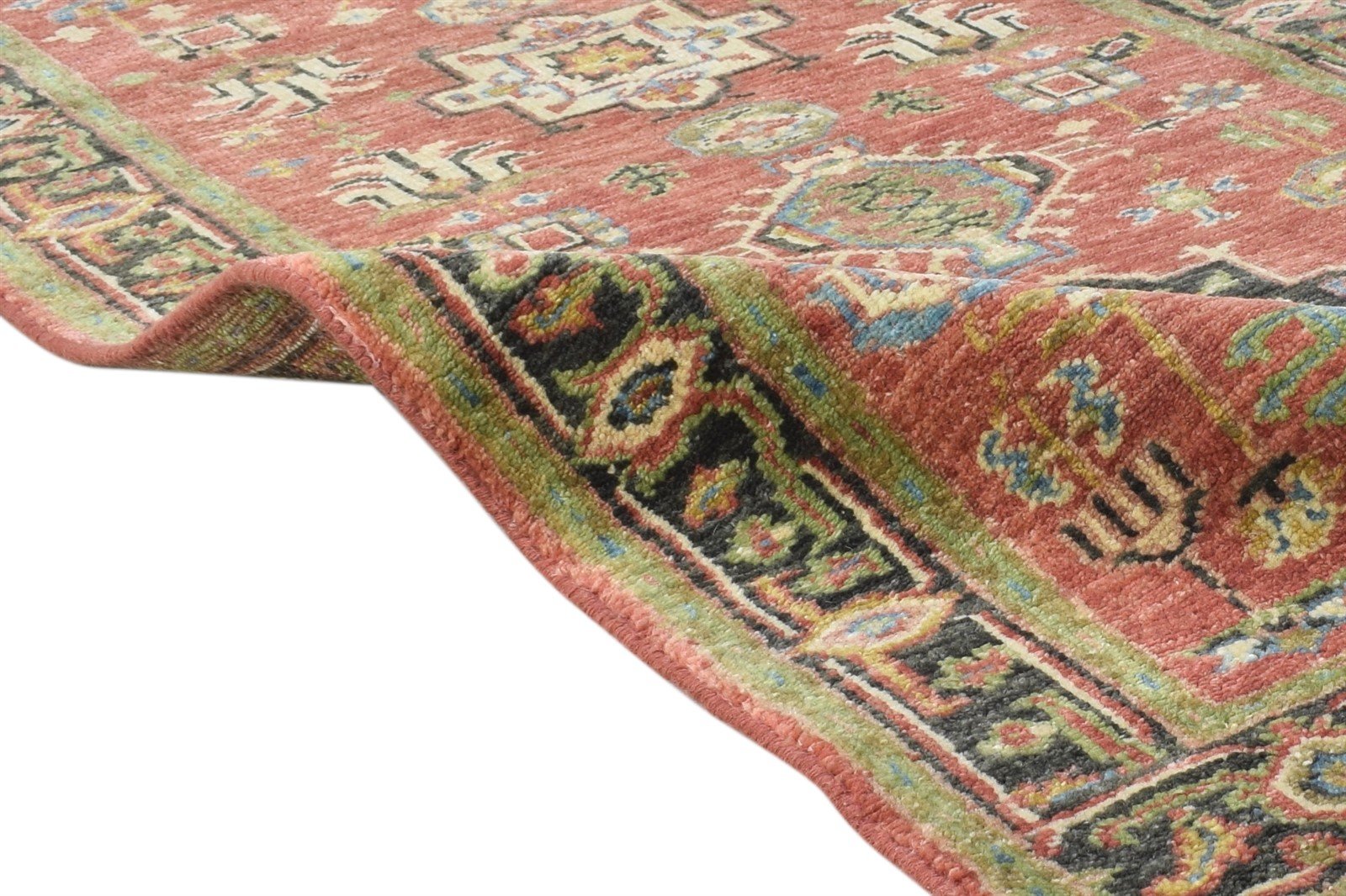 3' X 10' Rug Wool Rust Persian Hand Knotted Kazak Oriental Small Runner 7864997576853
