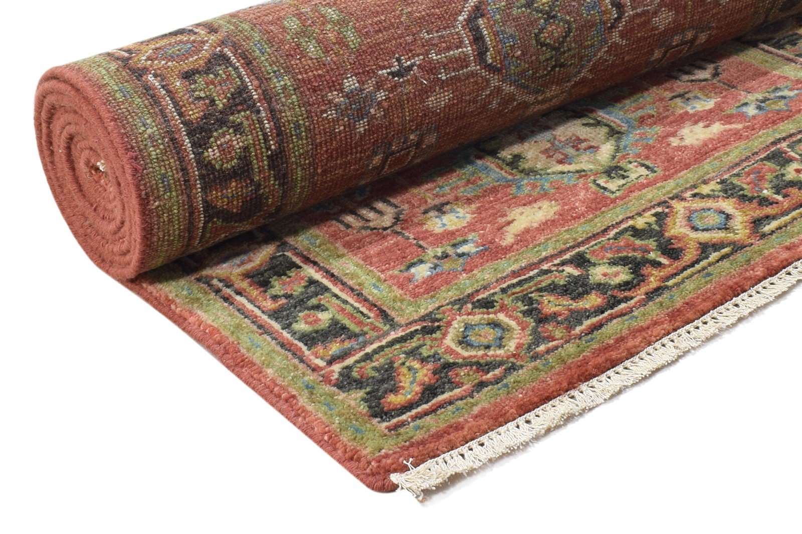 3' X 10' Rug Wool Rust Persian Hand Knotted Kazak Oriental Small Runner 7864997576853