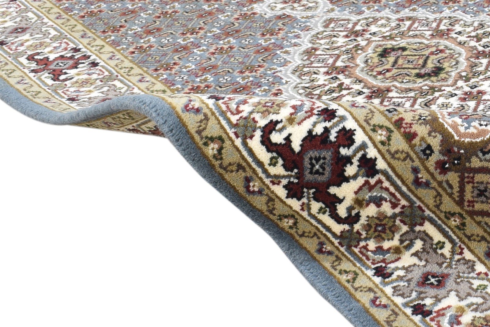 3' X 12' Rug Wool Grey Persian Hand Knotted Mir Oriental Small Runner 7864981258389
