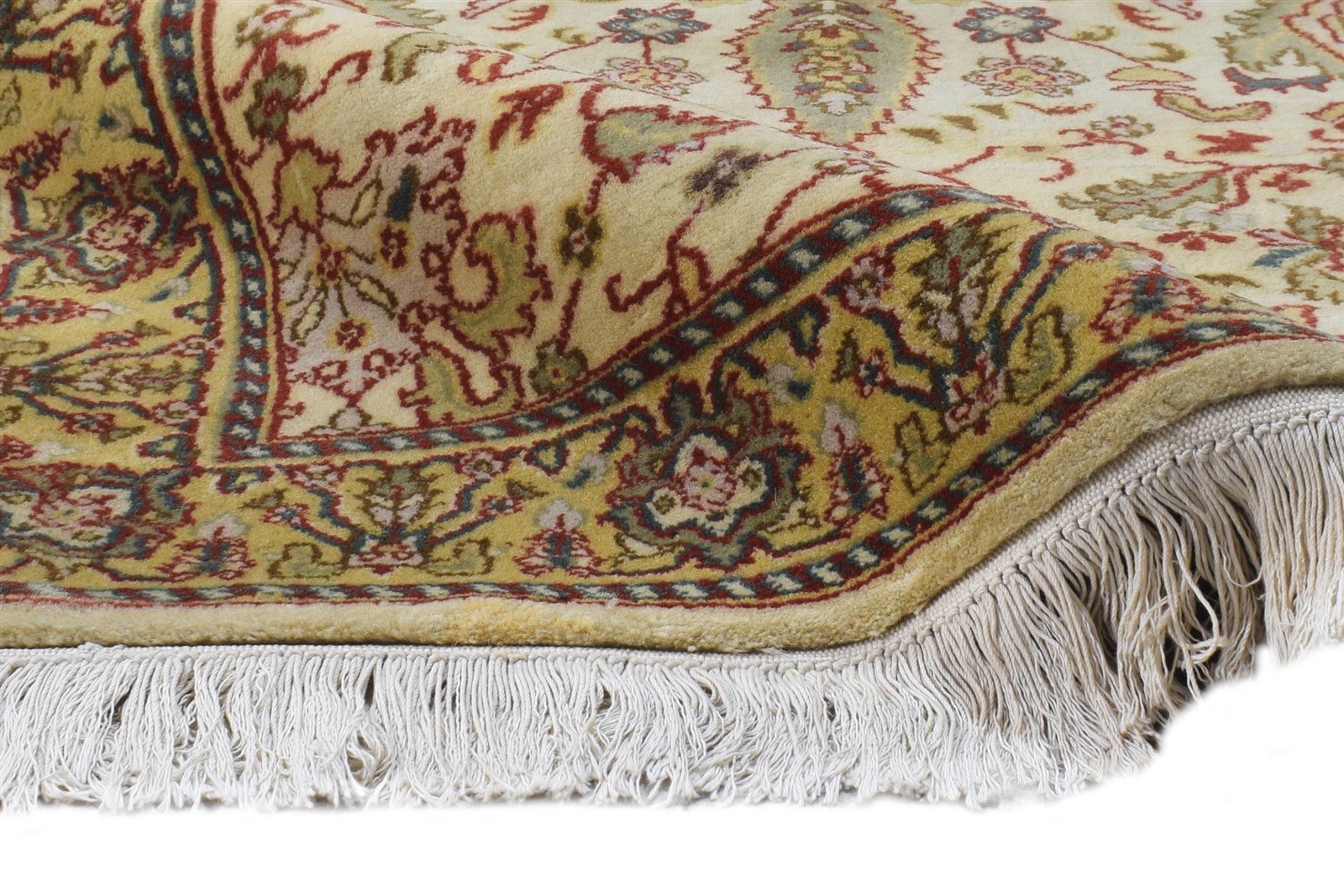 3' X 13' Rug Wool Beige Persian Hand Knotted Kashan Oriental Small Runner 7864669274261