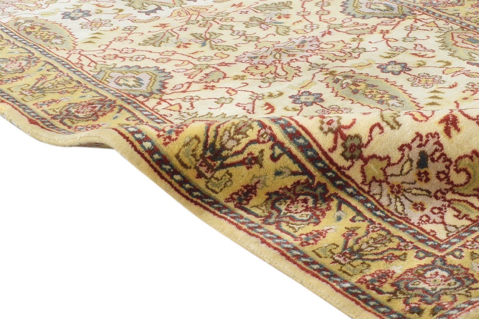 3' X 13' Rug Wool Beige Persian Hand Knotted Kashan Oriental Small Runner 7864669274261