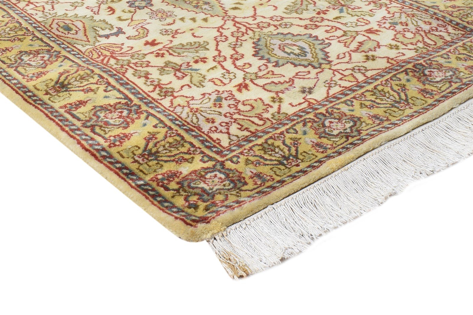 3' X 13' Rug Wool Beige Persian Hand Knotted Kashan Oriental Small Runner 7864669274261