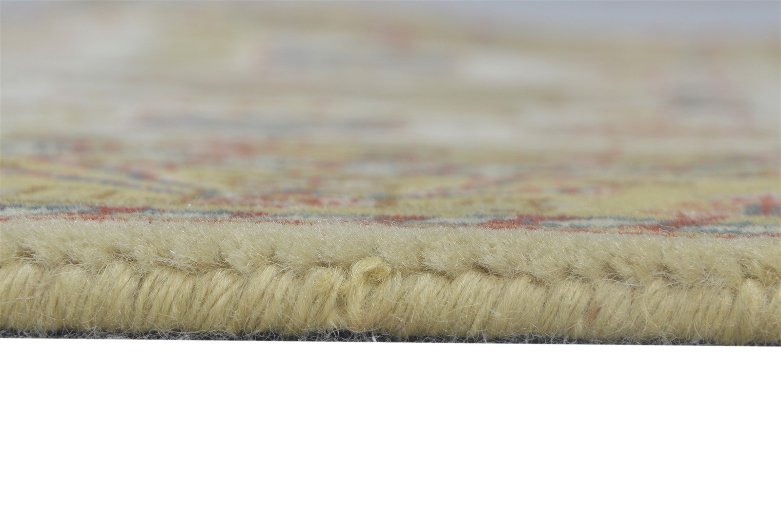 3' X 13' Rug Wool Beige Persian Hand Knotted Kashan Oriental Small Runner 7864669274261