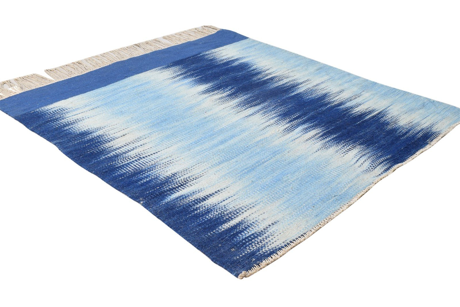 Oona 3' X 3' Rug Wool Brown Modern Dhurrie American Abstract 7865169445013