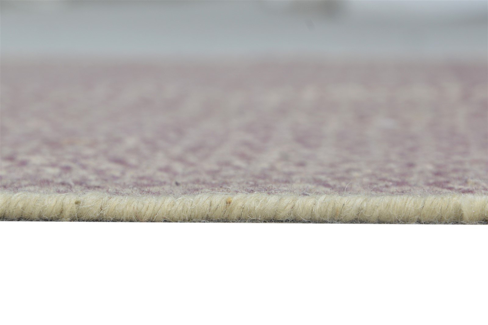 3' X 4' Rug Wool Purple Modern Dhurrie Scandinavian Nordic Small Carpet 7864671207573