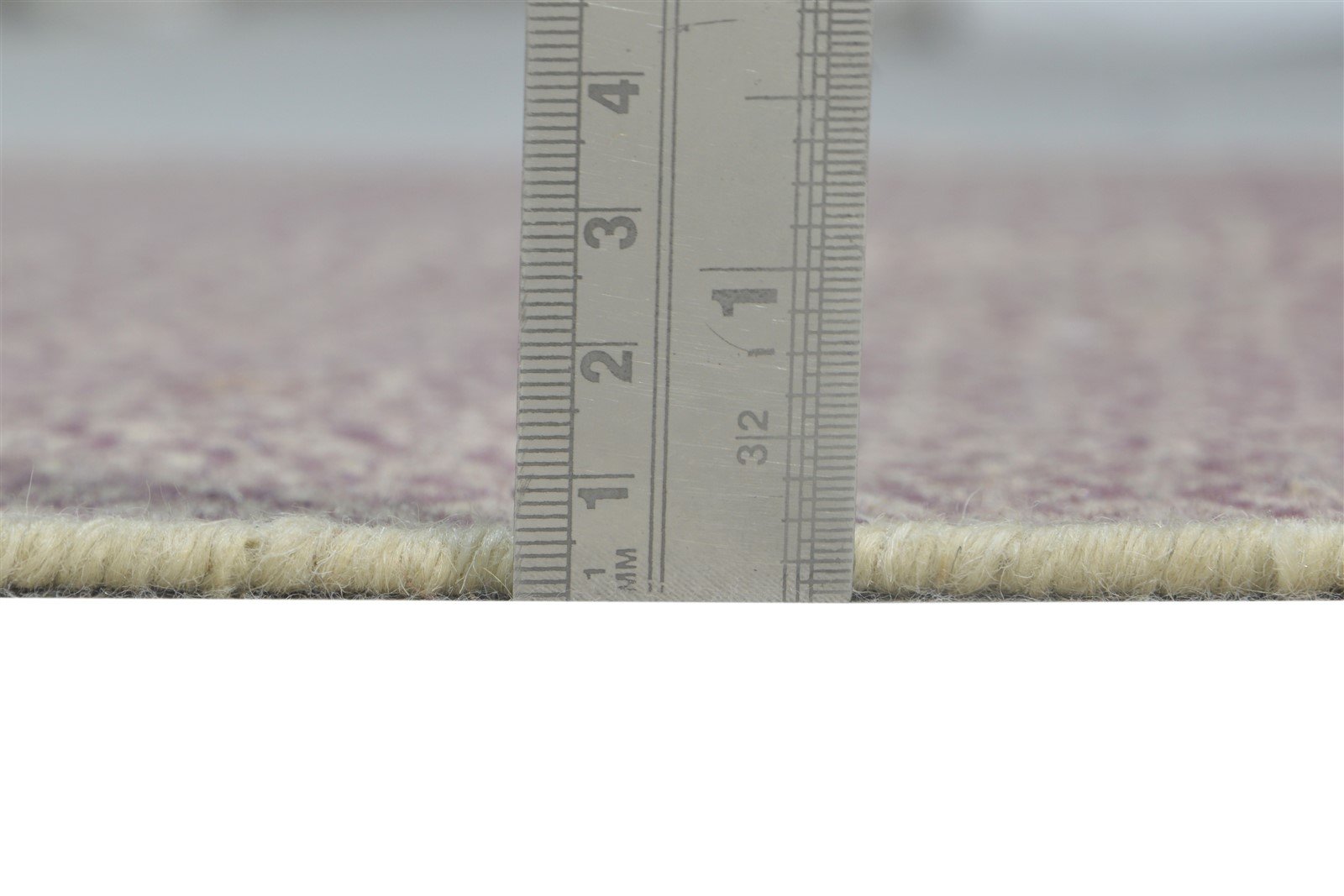 3' X 4' Rug Wool Purple Modern Dhurrie Scandinavian Nordic Small Carpet 7864671207573