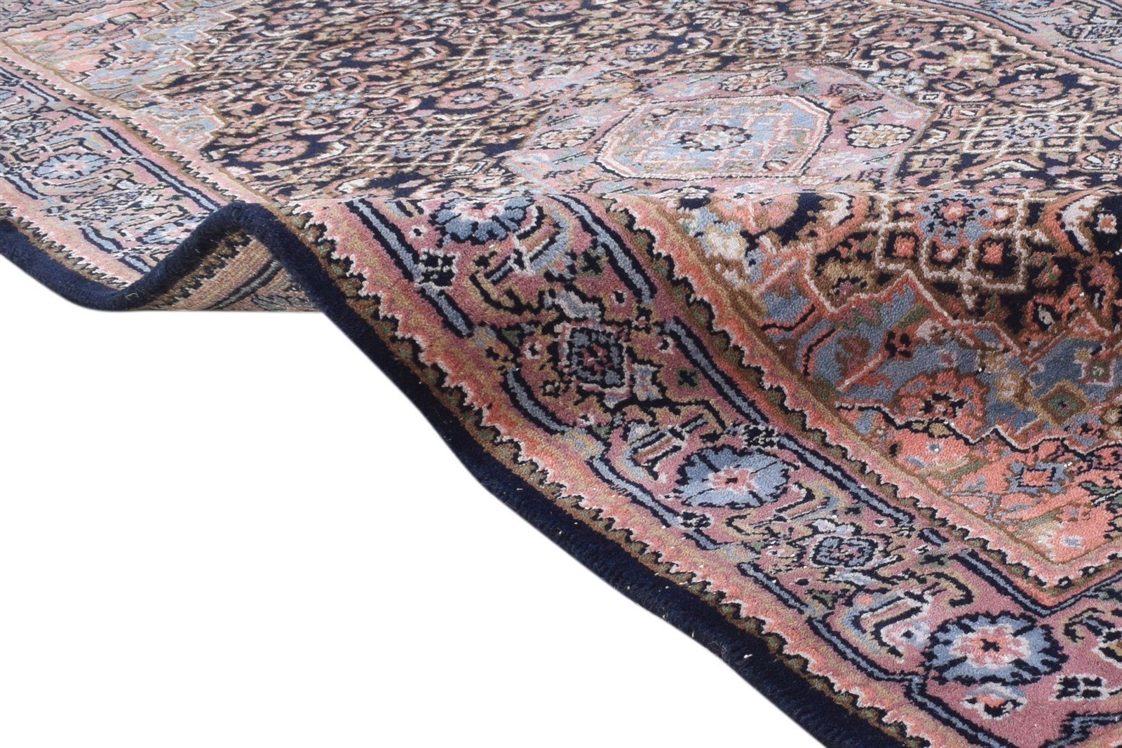 3' X 5' Rug Wool Black Persian Hand Knotted Tabriz Oriental Small Carpet 7864680677525