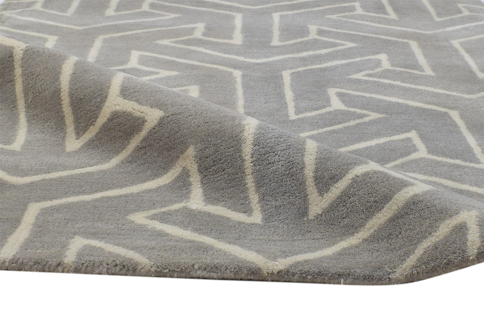 3' X 5' Rug Wool Brown Modern Hand Tufted Indian Arrow Room Size Carpet 7864305877141