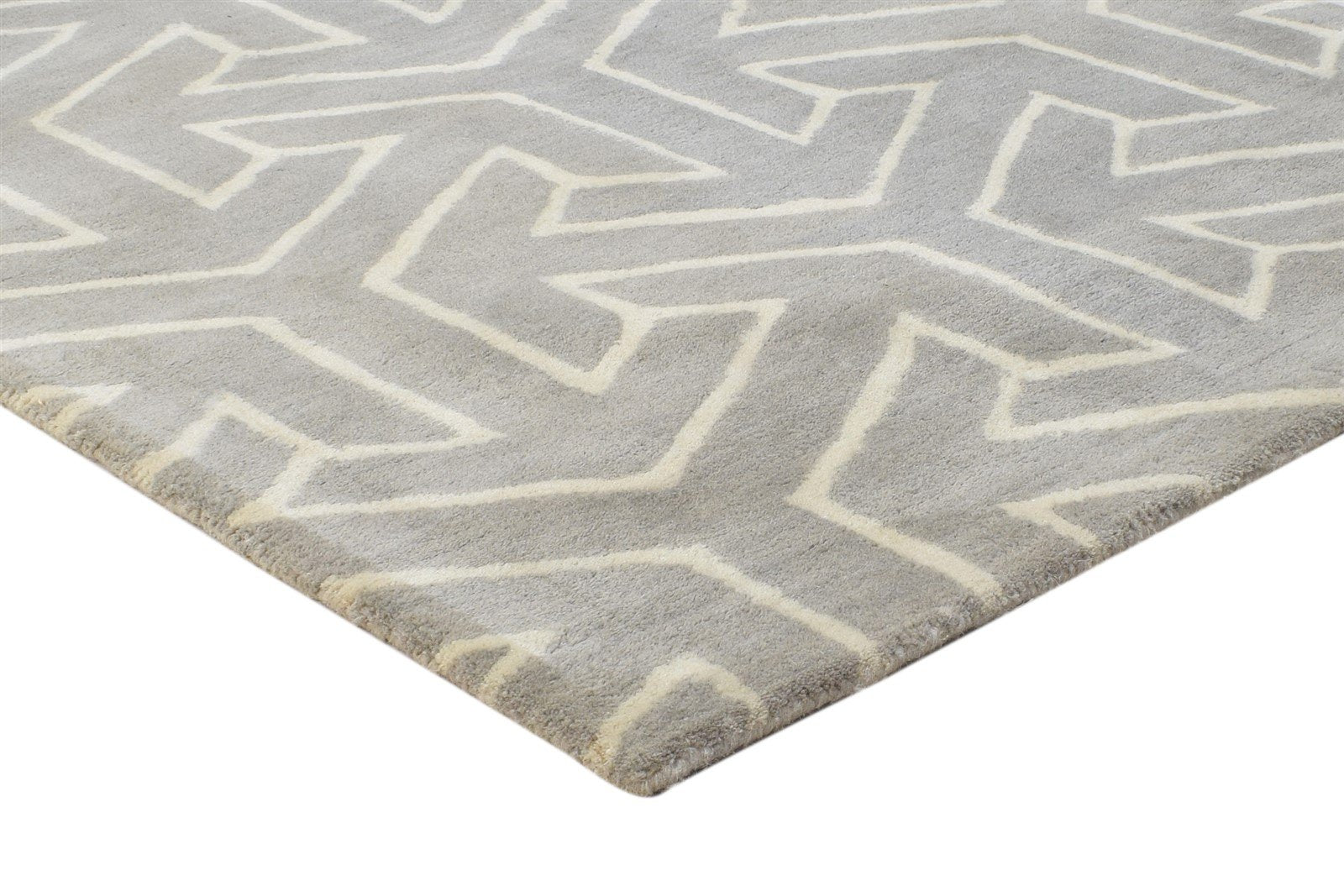 3' X 5' Rug Wool Brown Modern Hand Tufted Indian Arrow Room Size Carpet 7864305877141