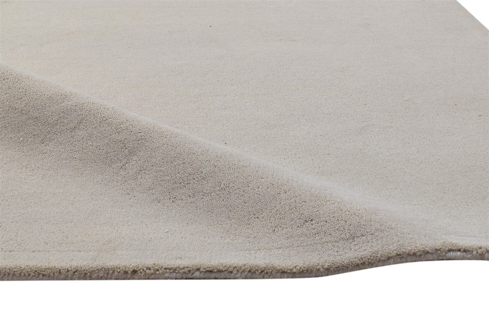 3' X 5' Rug Wool Brown Modern Hand Tufted Scandinavian Solid Room Size Carpet 7864310857877