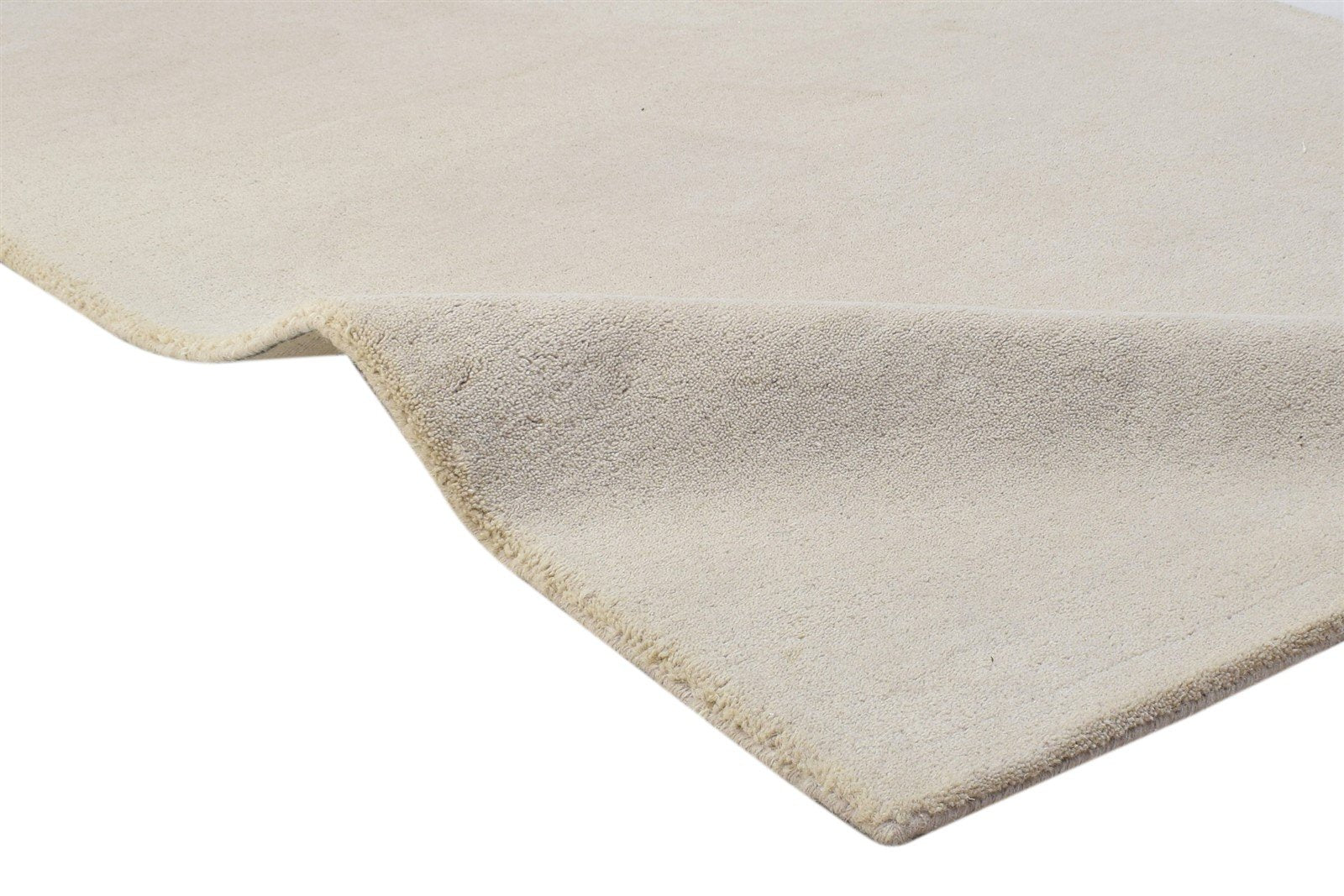 3' X 5' Rug Wool Brown Modern Hand Tufted Scandinavian Solid Room Size Carpet 7864310857877
