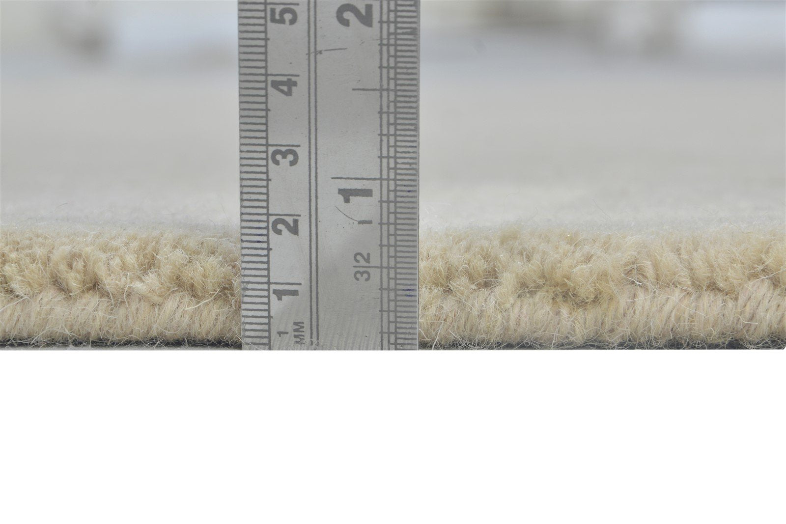 3' X 5' Rug Wool Brown Modern Hand Tufted Scandinavian Solid Room Size Carpet 7864310857877