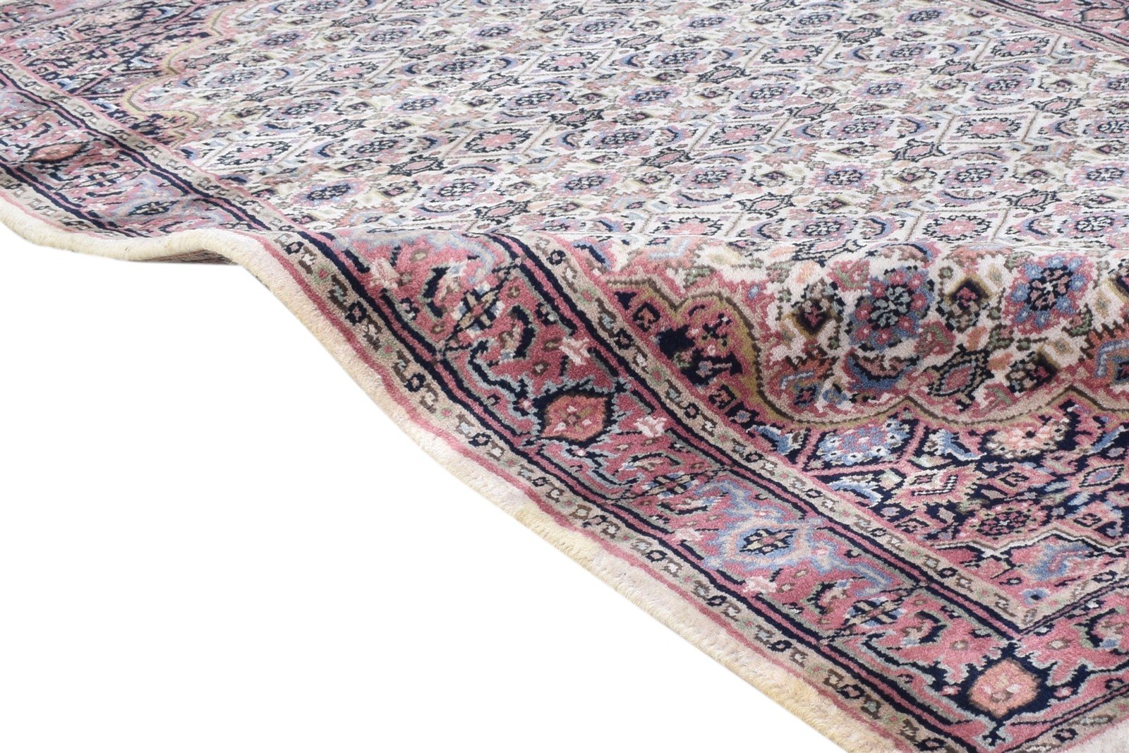 3' X 5' Rug Wool Cream Persian Hand Knotted Bijar Oriental Room Size Carpet 7864680284309