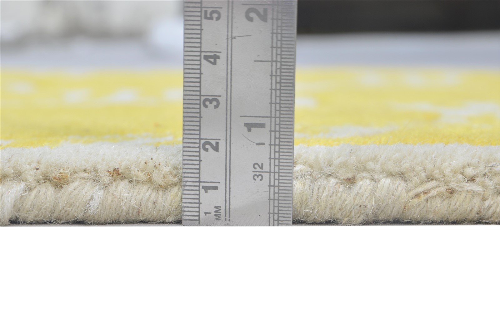 3' X 5' Rug Wool Gold Modern Hand Tufted Moroccan Trellis Room Size Carpet 7864142561429