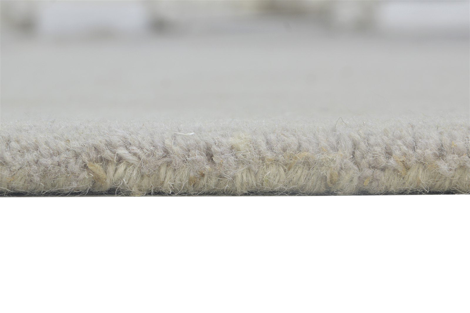 3' X 5' Rug Wool Grey Modern Hand Tufted Scandinavian Solid Room Size Carpet 7864311480469
