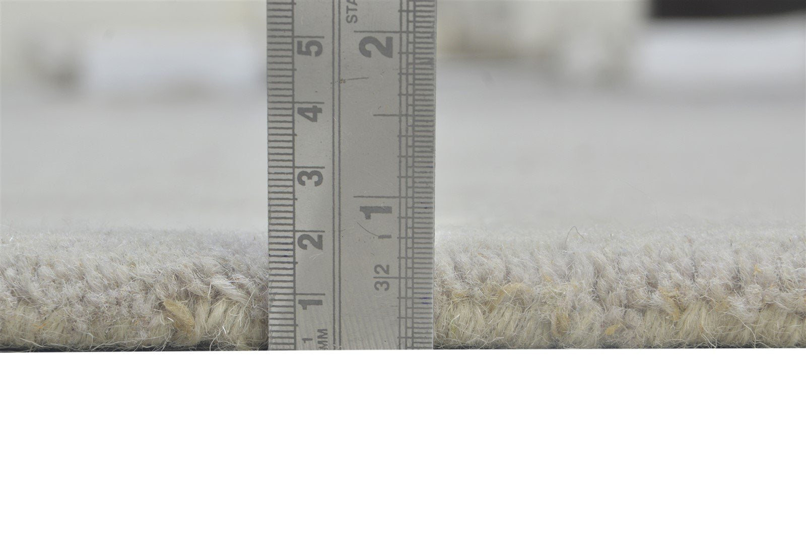 3' X 5' Rug Wool Grey Modern Hand Tufted Scandinavian Solid Room Size Carpet 7864311480469