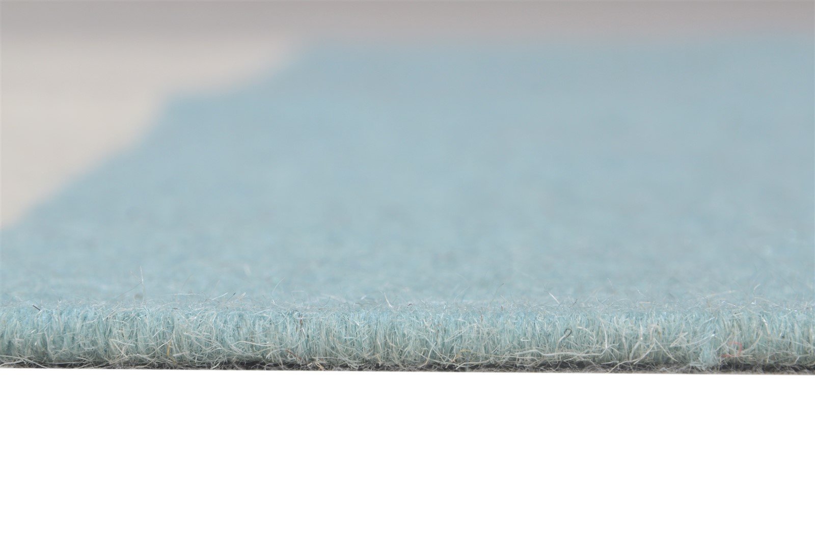 3' X 5' Rug Wool Light Blue Modern Dhurrie Scandinavian Striped Small Carpet 7865196740757