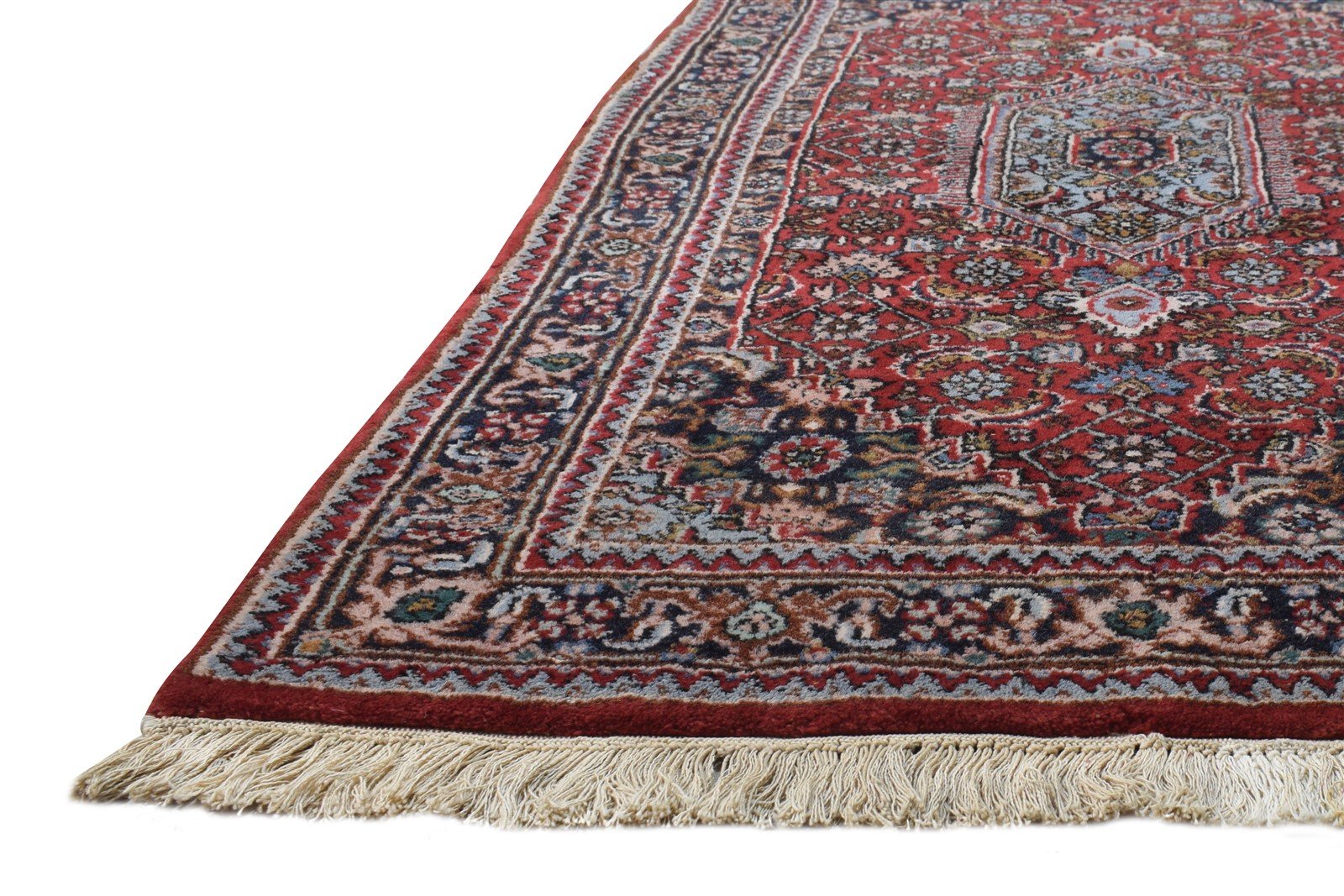 3' X 5' Rug Wool Red Persian Hand Knotted Tabriz Medallion Small Carpet 7864678219925
