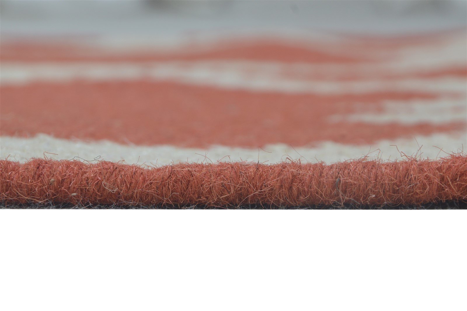 3' X 5' Rug Wool Rust Modern Dhurrie Scandinavian Nordic Room Size Carpet 7865197265045