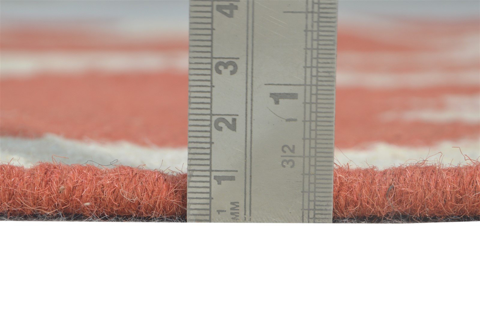 3' X 5' Rug Wool Rust Modern Dhurrie Scandinavian Nordic Room Size Carpet 7865197265045