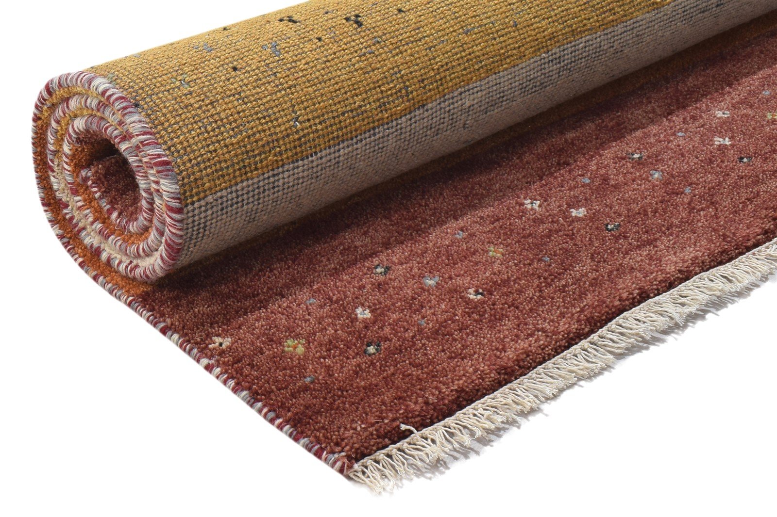 3' X 5' Rug Wool Rust Persien Hand Knotted Gabbeh Tribal Room Size Carpet 7864317378709