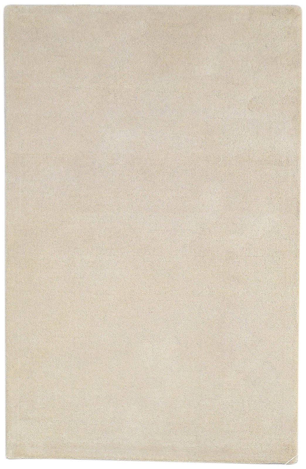 3' X 5' Rug Wool Sand Modern Hand Tufted Scandinavian Solid Room Size Carpet 7864310399125