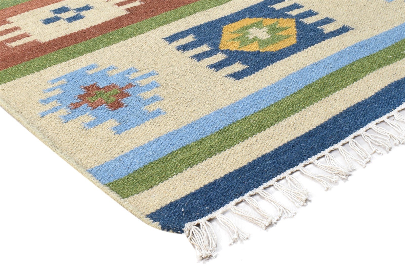 3' X 6' Rug Wool Multi Persian Dhurrie Southwestern Oriental Room Size Carpet 7864988401813