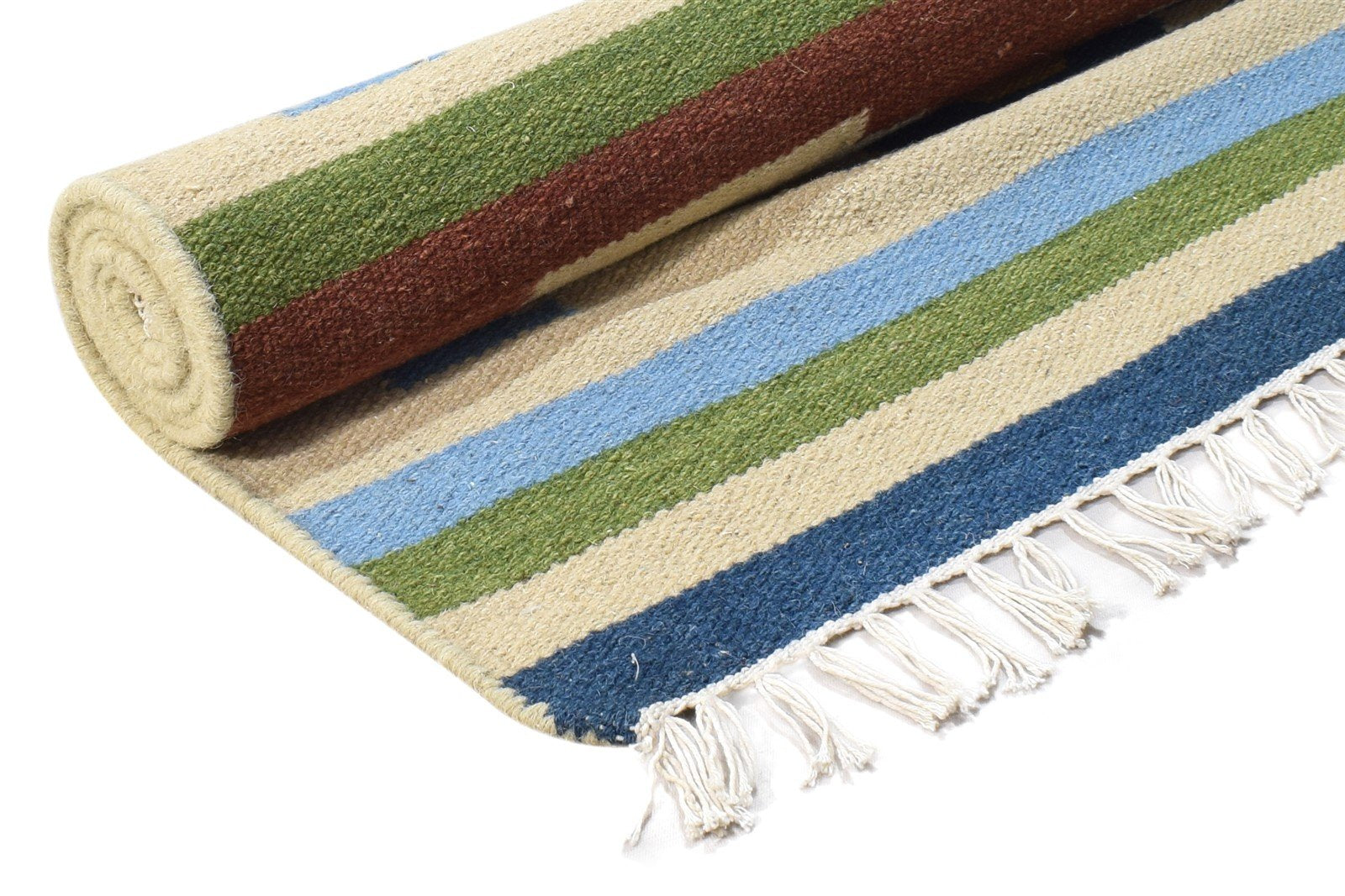 3' X 6' Rug Wool Multi Persian Dhurrie Southwestern Oriental Room Size Carpet 7864988401813