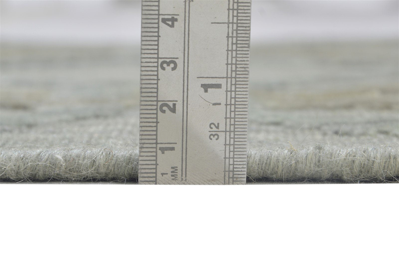 3X6 Rug Wool Silk Grey Modern Jacquard Loom Scandinavian Geometric Small Carpet 7864147116181