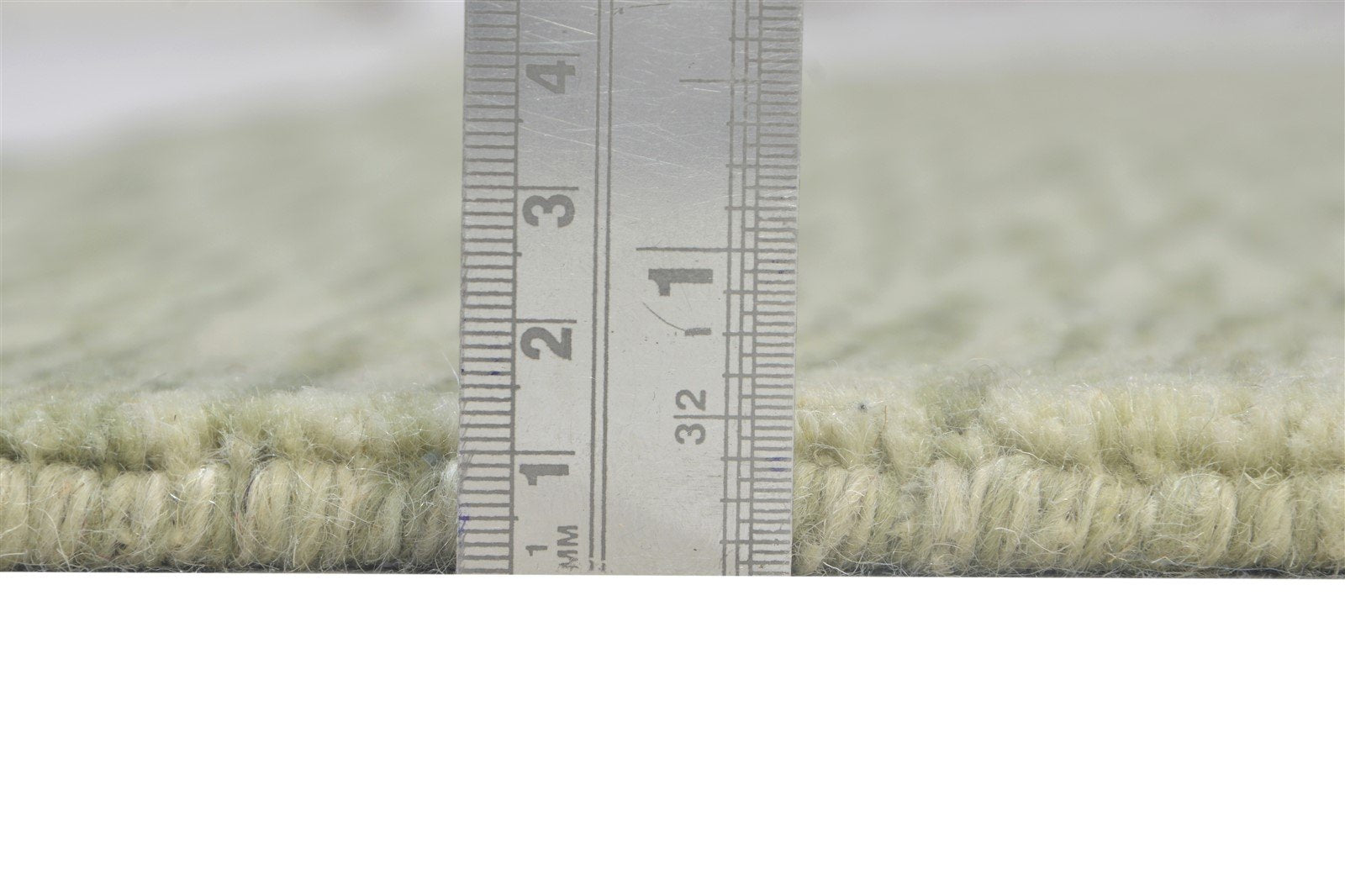 4' X 4' Rug Wool Sage Modern Hand Woven Scandinavian Solid Room Size Carpet 7864820727957
