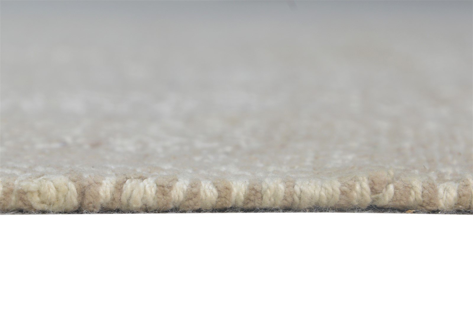 4' X 5' Rug Wool Beige Modern Dhurrie Scandinavian Chevron Room Size Carpet 7865142542485