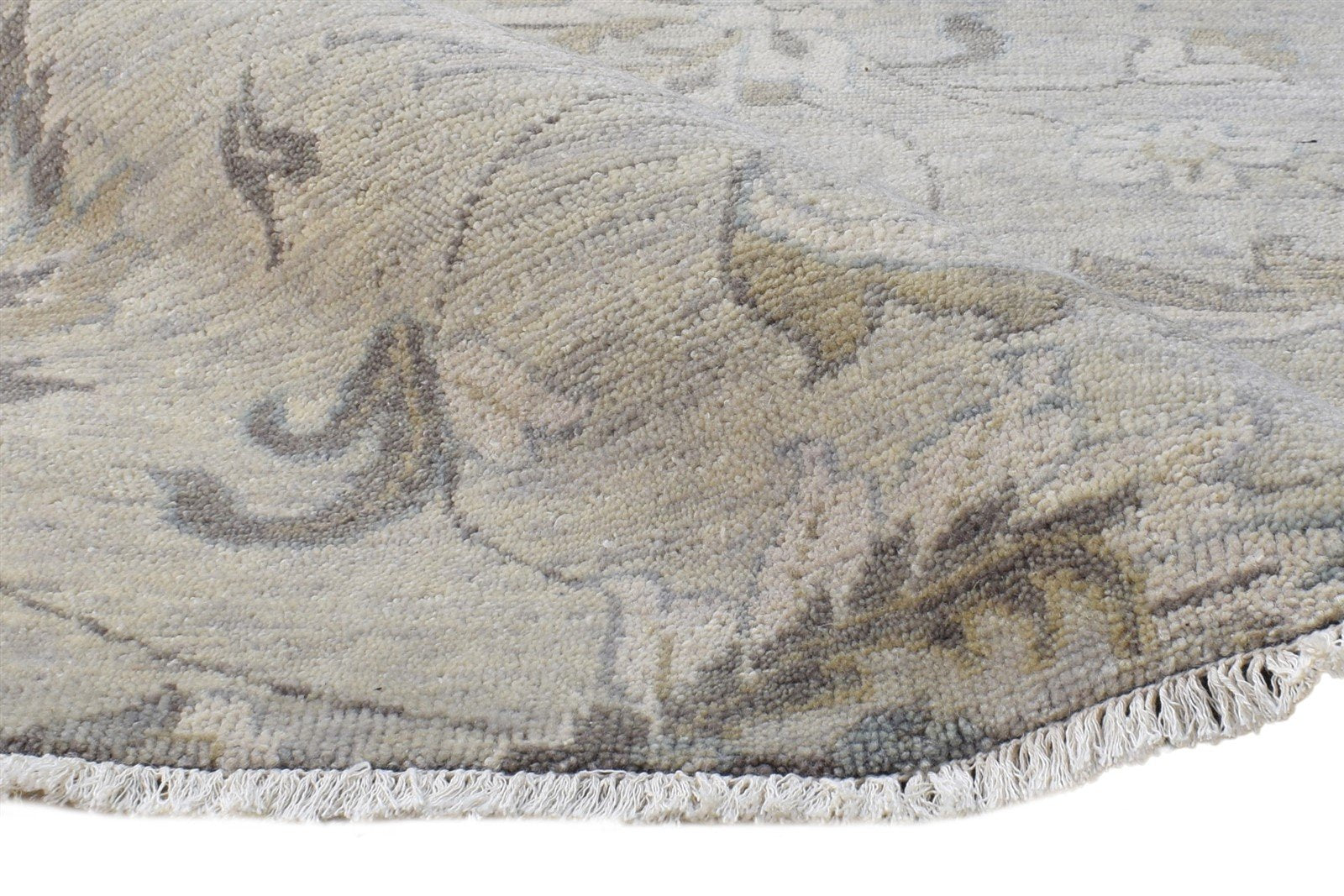 4' X 5' Rug Wool Beige Persian Hand Knotted Oushak Oriental Room Size Carpet 7865145065621
