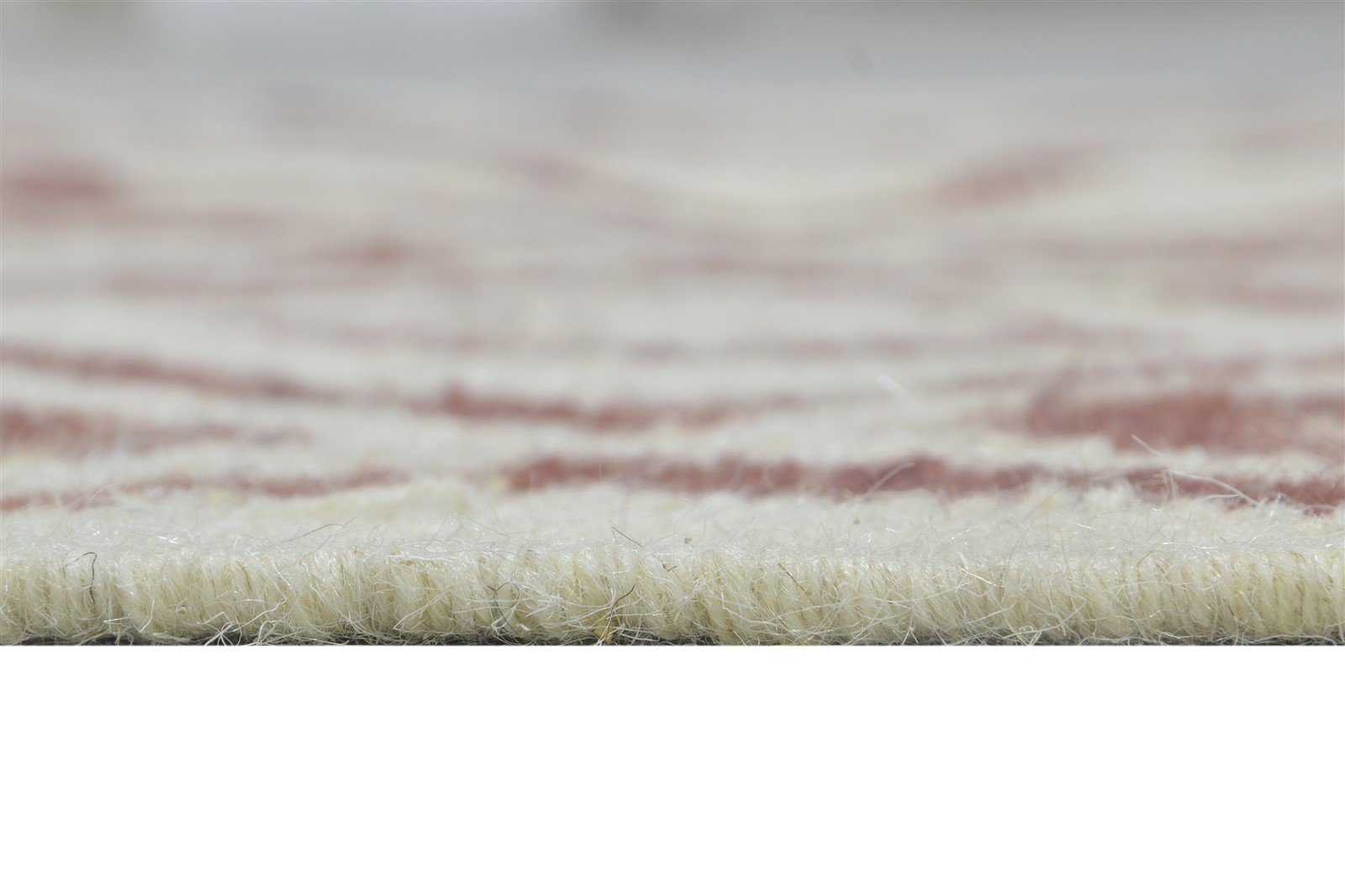 Jenda 4' X 5' Rug Wool Wine Modern Dhurrie Scandinavian Diamond 7864349229205