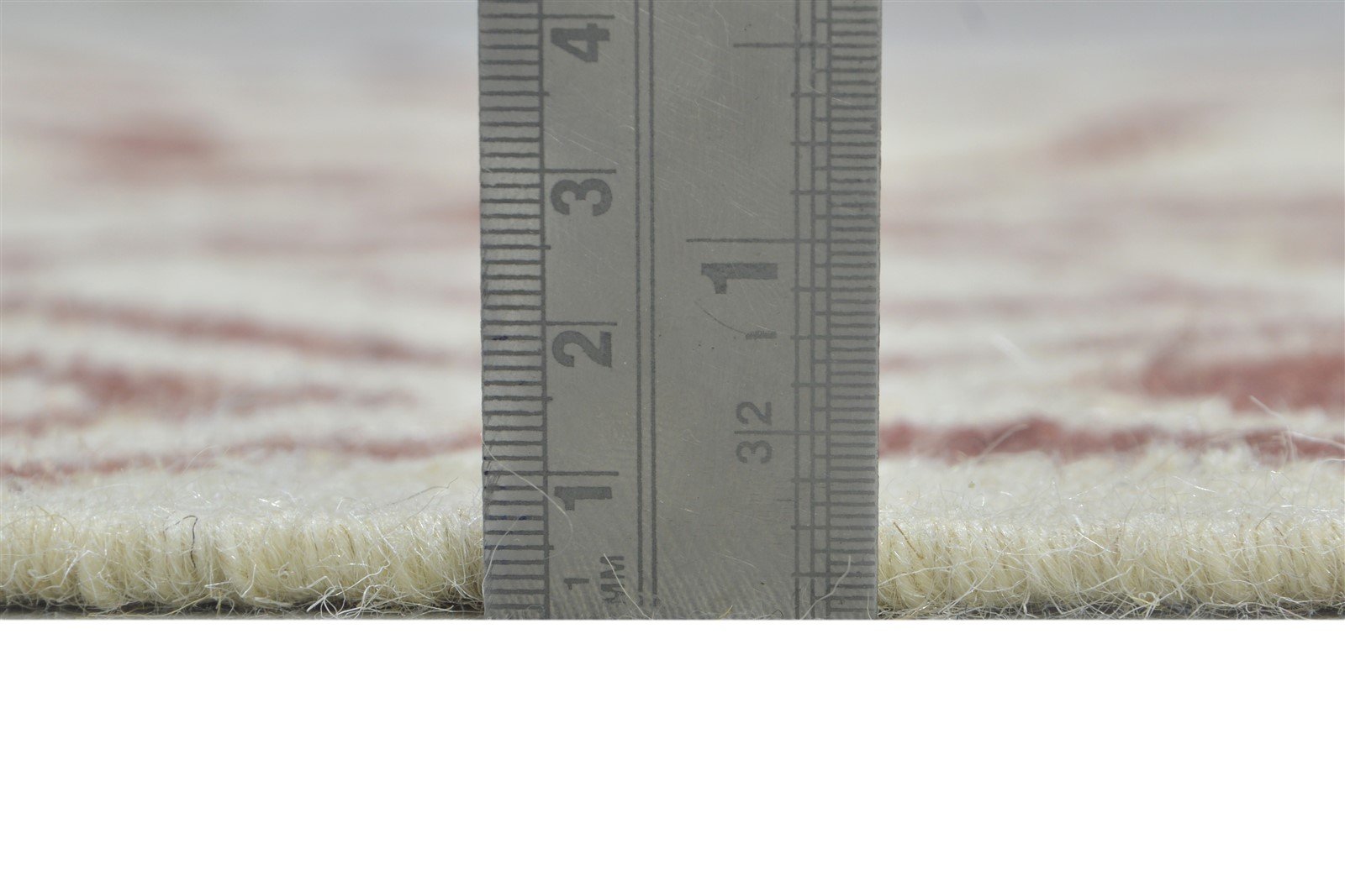 Jenda 4' X 5' Rug Wool Wine Modern Dhurrie Scandinavian Diamond 7864349229205