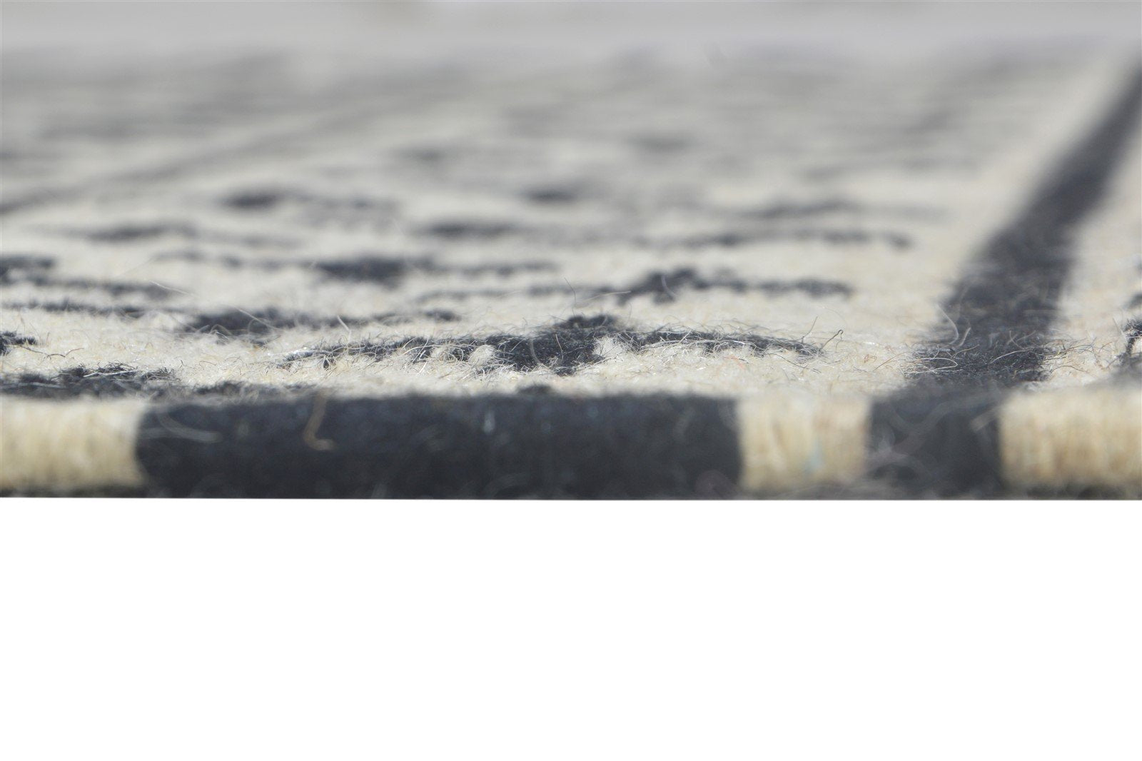 4' X 6' Rug Cotton Black Southwestern Dhurrie American Tribal Room Size Carpet 7865004621973